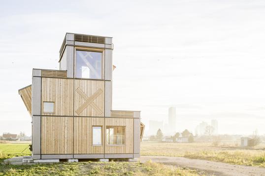 Vivihouse sustainable building prototype in Austria
