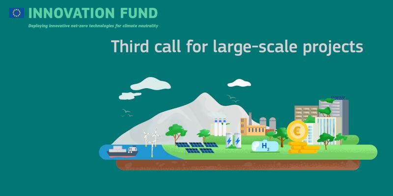 Innovation Fund - Deploying innovative net-zero technologies for climate neutrality - Third call for large-scale projects