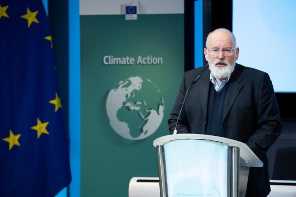 Executive Vice President Timmermans, in charge of the European Green Deal,  at the Conference on the first European Climate Law, in Brussels